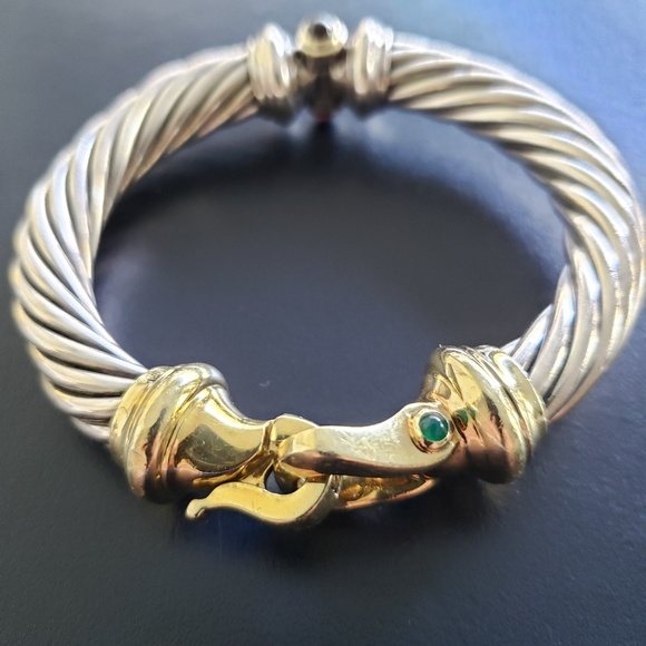 David Yurman Womens Cable Buckle Bracelet - Picture 1 of 7